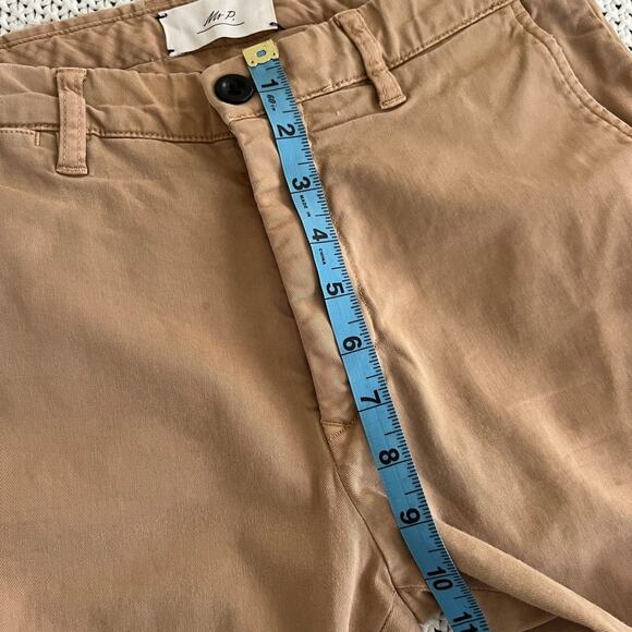 Mr P. Straight Leg Cotton-Blend Chino Pants in Sand Size 28 - Picture 11 of 13